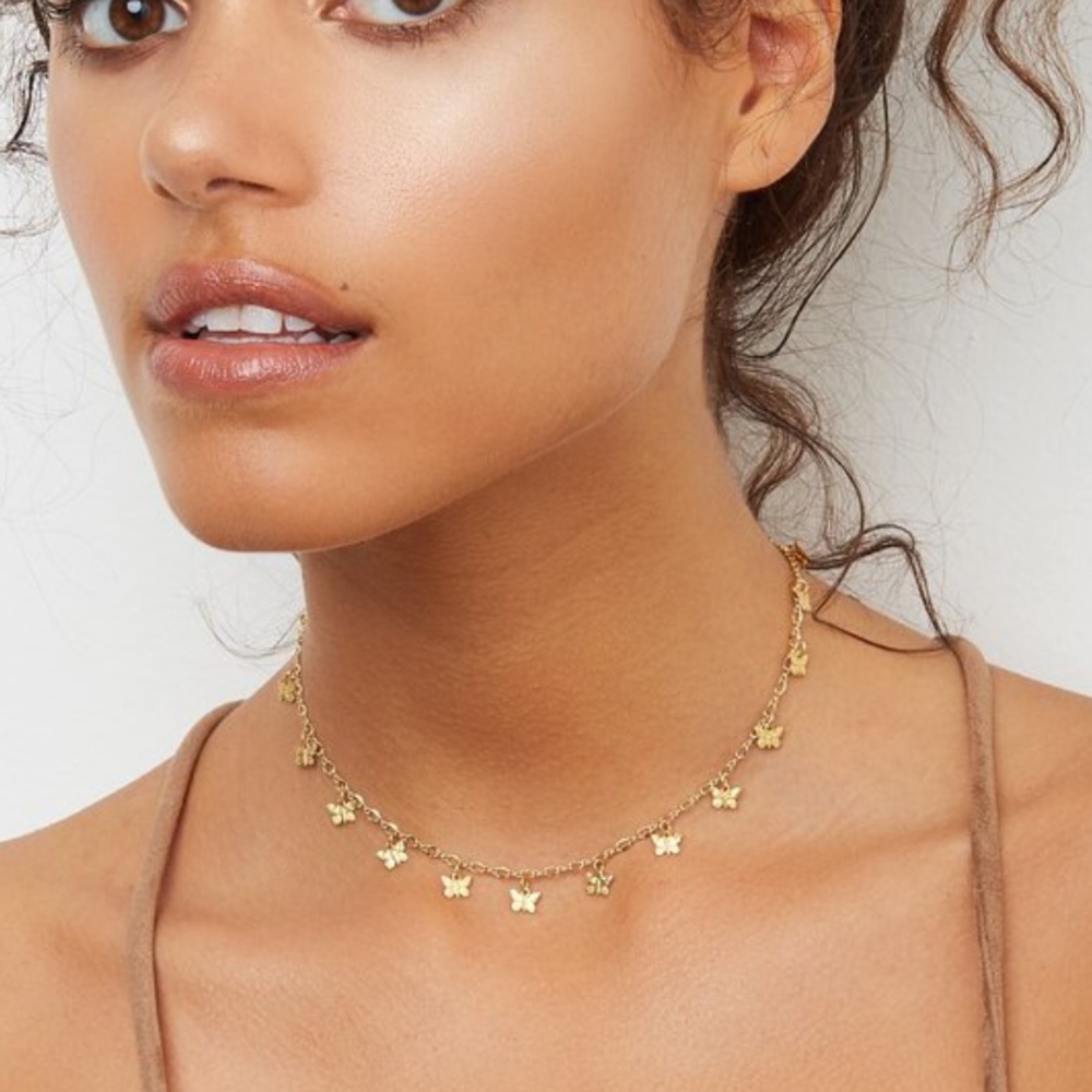 Butterflies necklace